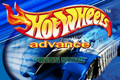 Hot Wheels Advance Title Screen
